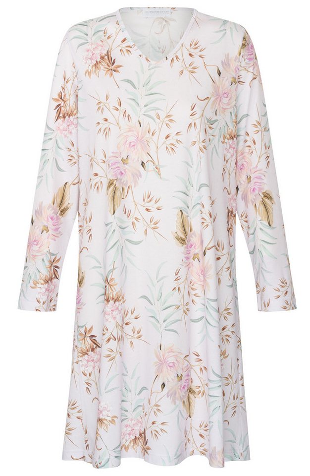 HUTSCHREUTHER Nachthemd Damen Schlafshirt mit langem Arm (1-tlg) Modisches Design von HUTSCHREUTHER