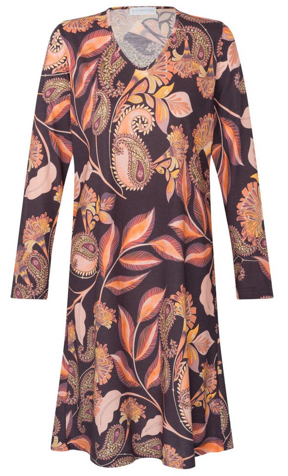 HUTSCHREUTHER Nachthemd Damen Schlafshirt mit langem Arm (1-tlg) Modisches Design von HUTSCHREUTHER