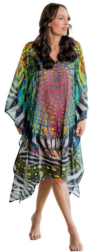 HUTSCHREUTHER Strandkleid Damen Strand Kaftan (1-tlg) Extravagantes Design von HUTSCHREUTHER