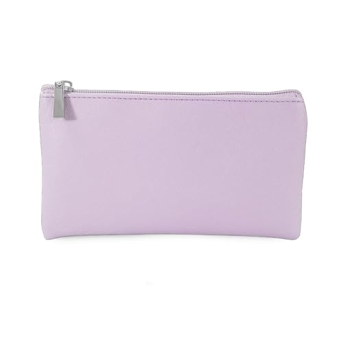 HUTUYIYI Kleine Make-up-Tasche für Geldbörse, Reise-Make-up-Tasche mit Reißverschluss, PU-Leder-Make-up-Tasche, Kosmetiktasche für Damen, Reise-Make-up-Tasche, Violett, Purpur, Einfach: HUTUYIYI Kleine Make-up-Tasche für Geldbörse, Reise-Make-up-Tasche mit Reißverschluss, PU-Leder-Make-up-Tasche, Kosmetiktasche für Damen, Reise-Make-up-Tasche, Violett, Purpur, Einfach: von HUTUYIYI