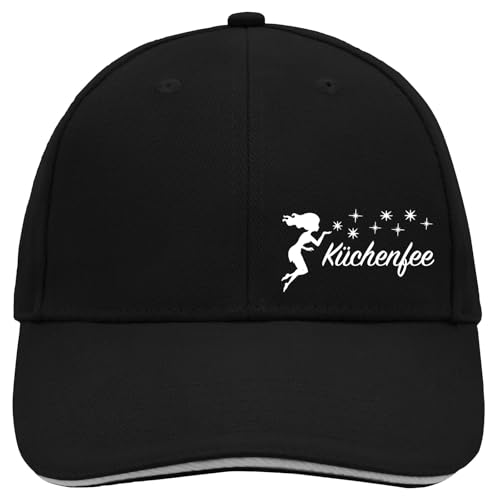 Huuraa Cappy Mütze Küchenfee Sternenstaub Geschenk Black/Light Grey Küchenfee Präsent von Huuraa