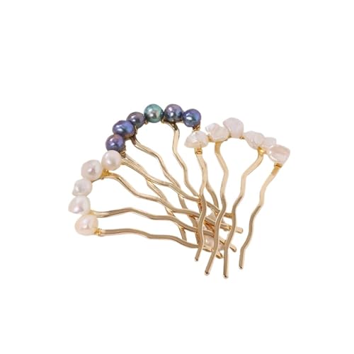 3/4 stücke Braut Kopfschmuck Perle Retro Haar Zubehör Einfache Frauen Schmuck Clips for Für Damen Hochzeit(Mixed colors) von HUWOYG