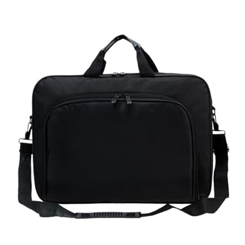 HUWOYG Männer Aktentasche Laptop Tasche Business Tragbare Nylon Computer Handtaschen Laptop Schulter Handtasche Reißverschluss Schulter Für Reisen, Geschäft(15.6inch) von HUWOYG