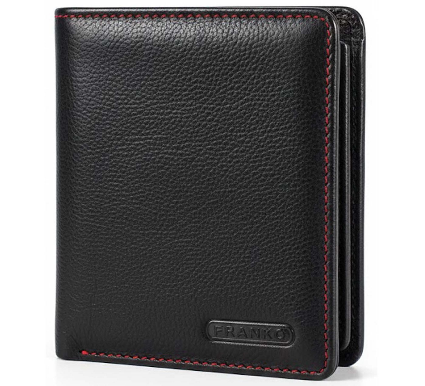 HUZK Geldbörse "Hunter Duo" Geldbeutel Männer Herren Portemonnaie I Xmas-Geschenk (Elegantem Design I Hochformat Portemonnaie Geldbeutel für Herren & Damen mit Platz für 12 Karten und Münzfach), Brieftasche Geldbörse als Geschenk für Männer von HUZK