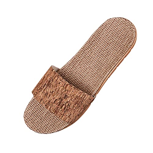 Damen Hausschuhe - Cozyslides Eva Super Weich Damen Loafer Ohne Absatz Hausschuhe für Damen mit Weiches Fußbett Outdoor Sandalen für Damen Herren von HUyydza