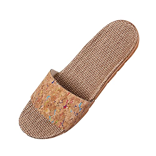 Damen Hausschuhe - Cozyslides Eva Super Weich Damen Loafer Ohne Absatz Hausschuhe für Damen mit Weiches Fußbett Outdoor Sandalen für Damen Herren von HUyydza