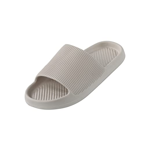 HUyydza Damen Hausschuhe - Sommer Slingback Orthopädische Slide OrthopäDische Hausschuhe Hausschuhe für Damen Aus Leder Damen Leder Comfort für Damen Herren von HUyydza