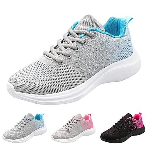 HUyydza Herren Damen Sportschuhe - Air Cushion Slip On Sneakers Luftpolster Turnschuhe Strass Glitzer atmungsaktiv bequem lässig Schuh Sneaker Orthopädische Für Geschwollene Füße von HUyydza