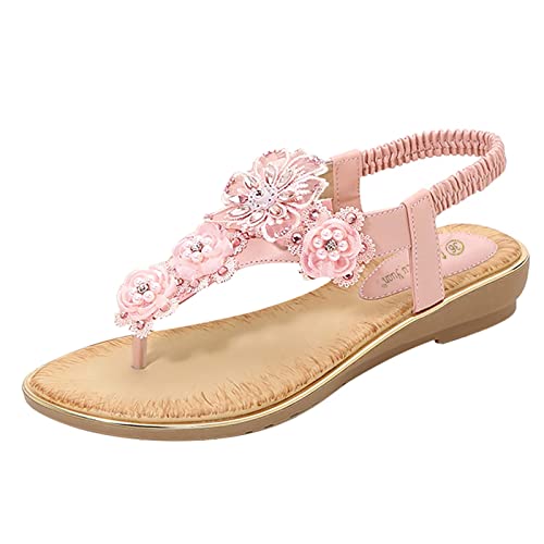 HUyydza Original Damen Cozy Slides - Sommer Schlappen Rattan-Gras-Hausschuhe Sommer Leichte Rutschfest Sandals Wolke Hausschuhe Outdoor Sandalen für Damen Herren von HUyydza