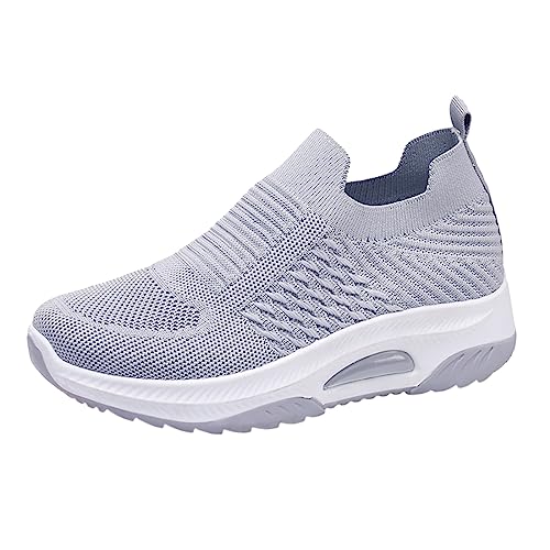 HUyydza Orthopädische Schuhe Damen Sneaker - Herren Wanderschuhe Shock Absorbing Laufschuhe Strass Glitzer atmungsaktiv bequem lässig Dämpfung Air Turnschuhe Für Geschwollene Füße von HUyydza