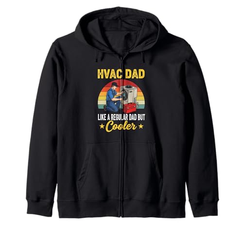 HVAC Dad But Cooler Herren Lustiger HVAC Techniker Vater Kapuzenjacke HVAC Dad But Cooler Herren Lustiger HVAC Techniker Vater Kapuzenjacke von HVAC Technician AC Repairman Tech Apparel Co.