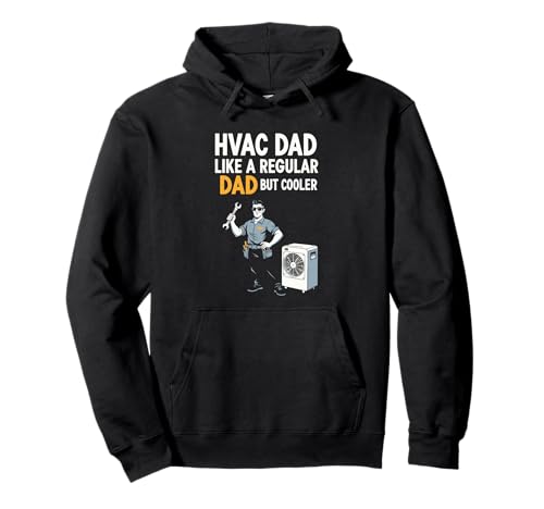 HVAC Dad But Cooler Herren Lustiger HVAC Techniker Vater Pullover Hoodie HVAC Dad But Cooler Herren Lustiger HVAC Techniker Vater Pullover Hoodie von HVAC Technician AC Repairman Tech Apparel Co.