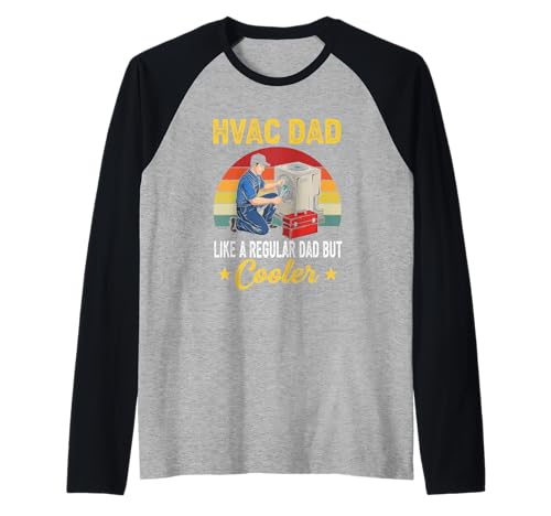 HVAC Dad But Cooler Herren Lustiger HVAC Techniker Vater Raglan HVAC Dad But Cooler Herren Lustiger HVAC Techniker Vater Raglan von HVAC Technician AC Repairman Tech Apparel Co.