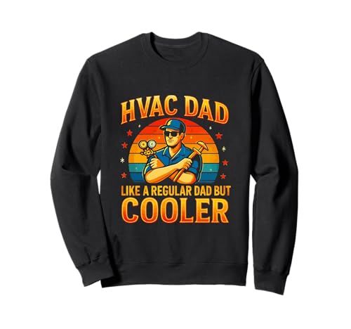 HVAC Dad But Cooler Herren Lustiger HVAC Techniker Vater Sweatshirt HVAC Dad But Cooler Herren Lustiger HVAC Techniker Vater Sweatshirt von HVAC Technician AC Repairman Tech Apparel Co.