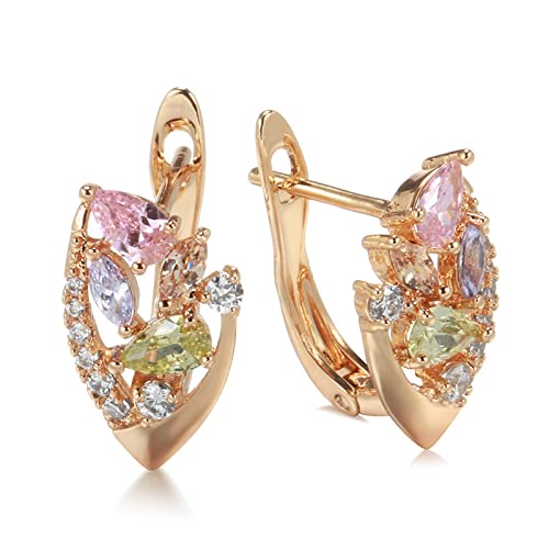 Earrings Earring Wen Stud Ears For Pink Colorful Natural Party Cute von HVBIHRJIP