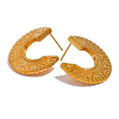 Earrings Wen Stud Hoop s For Ladies Girls Birthday Round Geetric Unusual Daily Ear von HVBIHRJIP