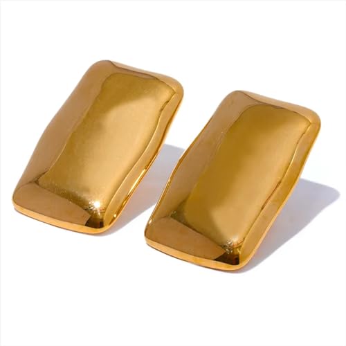 Earrings Wen Stud Hoop s For Ladies Girls Birthday Square Smooth Versatile von HVBIHRJIP