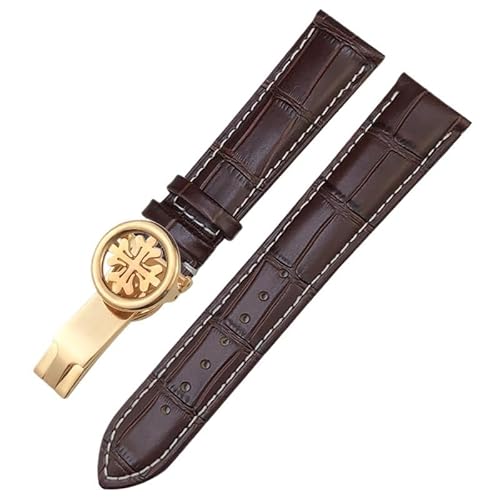 HVBIHRJIP 19mm 20 mm 21 mm 22 mm echtes Leder Uhrengurt , für Aquanaut PP 5167A Cowhide Watchband Butterfly Schnalle HVBIHRJIP 19mm 20 mm 21 mm 22 mm echtes Leder Uhrengurt , für Aquanaut PP 5167A Cowhide Watchband Butterfly Schnalle von HVBIHRJIP