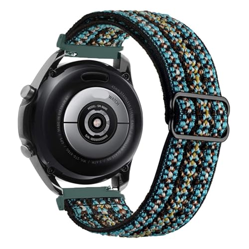 HVBIHRJIP 20 mm 22 mm Nylongurt für Uhr 5 40 44mm Pro 45mm Klassiker 42 46 mm einstellbares elastisches Armband für GTR GT 2E 3/4/5 Pro Watchbänder von HVBIHRJIP