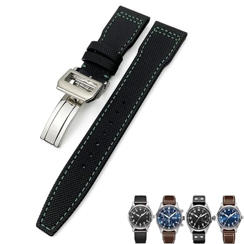 HVBIHRJIP 20mm 21 mm 22 mm hohe Dichte Nylon -Kalbskalbem -Uhrenbänder für IW5009 IW3880 Leder Uhrengurt Schwarz Armband HVBIHRJIP 20mm 21 mm 22 mm hohe Dichte Nylon -Kalbskalbem -Uhrenbänder für IW5009 IW3880 Leder Uhrengurt Schwarz Armband von HVBIHRJIP