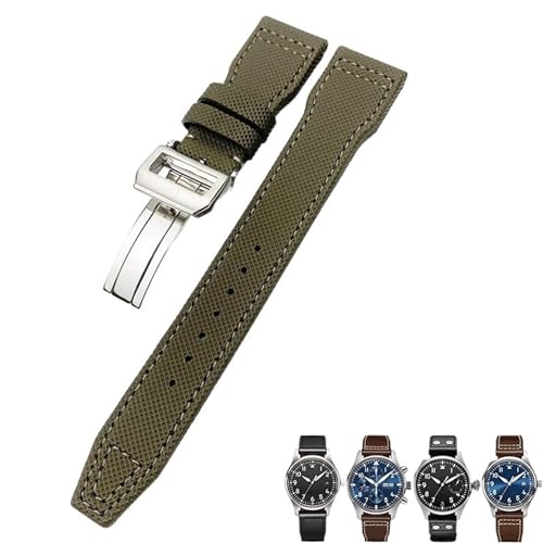 HVBIHRJIP 20mm 21 mm 22 mm hohe Dichte Nylon -Kalbskalbem -Uhrenbänder für IW5009 IW3880 Leder Uhrengurt Schwarz Armband HVBIHRJIP 20mm 21 mm 22 mm hohe Dichte Nylon -Kalbskalbem -Uhrenbänder für IW5009 IW3880 Leder Uhrengurt Schwarz Armband von HVBIHRJIP