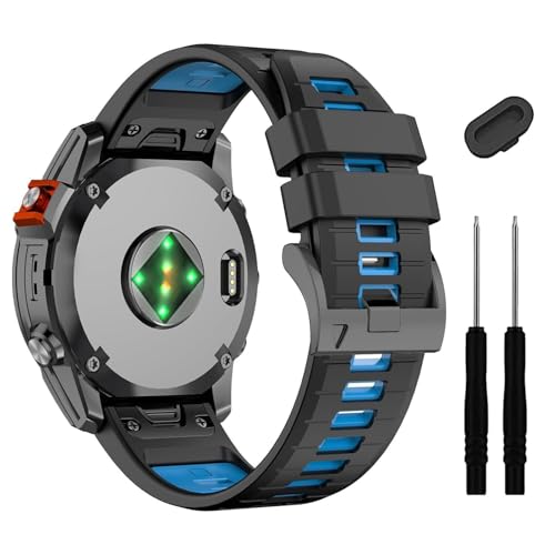 HVBIHRJIP 26mm Fenix 7x 6x Pro 5x Plus Quickfit Uhrenband, weicher Silikongurt , für Enduro 2/Abfahrtsabschnitt HVBIHRJIP 26mm Fenix 7x 6x Pro 5x Plus Quickfit Uhrenband, weicher Silikongurt , für Enduro 2/Abfahrtsabschnitt von HVBIHRJIP