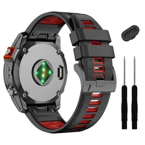 HVBIHRJIP 26mm Fenix 7x 6x Pro 5x Plus Quickfit Uhrenband, weicher Silikongurt , für Enduro 2/Abfahrtsabschnitt HVBIHRJIP 26mm Fenix 7x 6x Pro 5x Plus Quickfit Uhrenband, weicher Silikongurt , für Enduro 2/Abfahrtsabschnitt von HVBIHRJIP