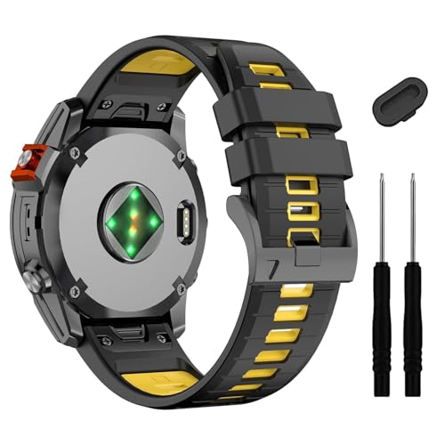 HVBIHRJIP 26mm Fenix 7x 6x Pro 5x Plus Quickfit Uhrenband, weicher Silikongurt , für Enduro 2/Abfahrtsabschnitt HVBIHRJIP 26mm Fenix 7x 6x Pro 5x Plus Quickfit Uhrenband, weicher Silikongurt , für Enduro 2/Abfahrtsabschnitt von HVBIHRJIP