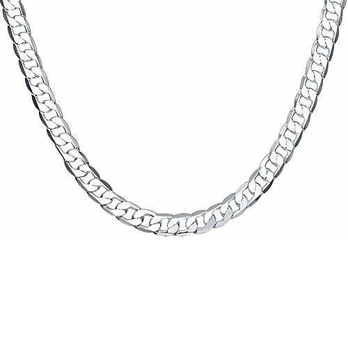 HVBIHRJIP 8mm 24 Zoll seitwärtsketten Halskette für Frauen Männer Engagement Hochzeit Schmuck in China hergestellt von HVBIHRJIP