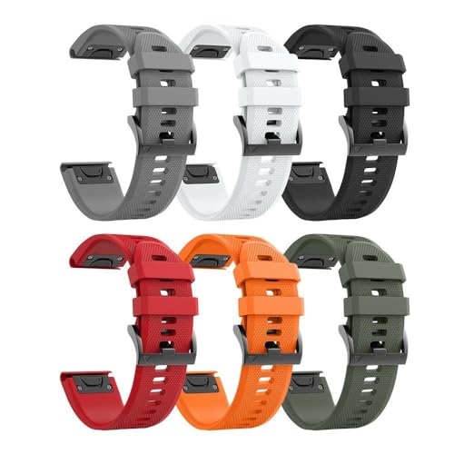 HVBIHRJIP Für Fenix 5 Band 22 mm Breite weicher Silikon Uhrengurt für Fenix 5 Plus/Fenix 6/Fenix 6 Pro/Fenix 7/Exip/Forerunner 935/945/Ansatz S60/Quatix 5 Watchbänder HVBIHRJIP Für Fenix 5 Band 22 mm Breite weicher Silikon Uhrengurt für Fenix 5 Plus/Fenix 6/Fenix 6 Pro/Fenix 7/Exip/Forerunner 935/945/Ansatz S60/Quatix 5 Watchbänder von HVBIHRJIP