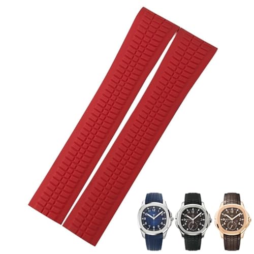 HVBIHRJIP Gummi -Gurt -Metall -Pin 21mm Uhrenband für 5167A 5167R PP Braun wasserdichte Armbänder von HVBIHRJIP