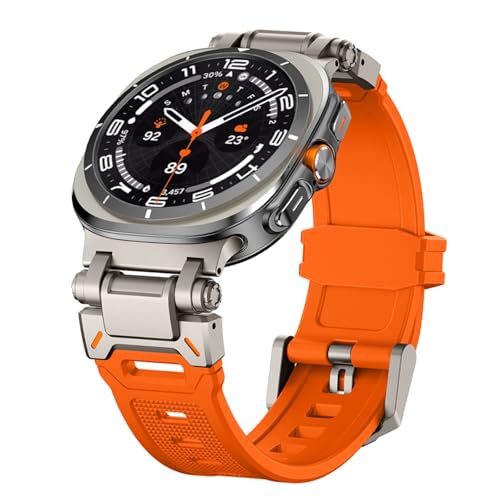 HVBIHRJIP Gummiband für Galaxy Watch Ultra 47mm Correa Armband Ultra 47mm Metall Schnellfit Männer -Gurt -Watchbänder von HVBIHRJIP