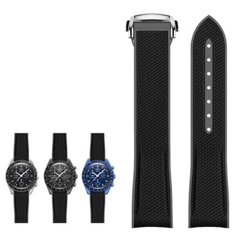 HVBIHRJIP Neue Gummi -Silikon -Uhrenbänder 20mm Uhrengurt für x Joint Moon Himmels Sport gebogener Ende Uhren Band HVBIHRJIP Neue Gummi -Silikon -Uhrenbänder 20mm Uhrengurt für x Joint Moon Himmels Sport gebogener Ende Uhren Band von HVBIHRJIP