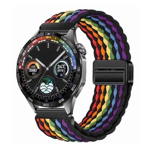 HVBIHRJIP Nylongurt 22 mm 20 mm für Uhr GT4/Pro 46mm/GT3/GT2 2E Atmungsfreies Armband für Uhr 6/5/4/3/Gear S3 Watchbänder von HVBIHRJIP