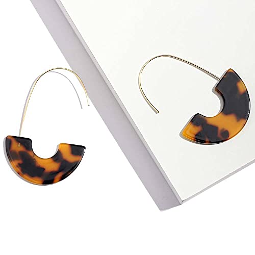 Harzohrringe für Damen Mode Hochzeit Schmuck Boho Stil eleganter glänzender Acrylpersonalisierte Ohrringe Weihnachten von HVBIHRJIP