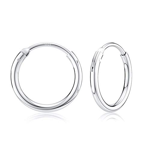 Hoop Earrings Big For Women&men Earring Jewelry Clip On Bone Buckle von HVBIHRJIP