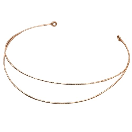 Schlichte Harte Metall Stirnbänder Dünner Basis Stirnband Schlanke Einfache Draht Haarbänder Verschlüsse Krone Tiaras Rahmen Handwerk von HVRFJXI