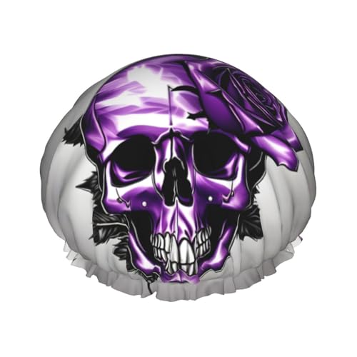 Duschhaube für Damen und Herren, wiederverwendbar, leicht, weich, mit elastischem Band von HVTTIOR