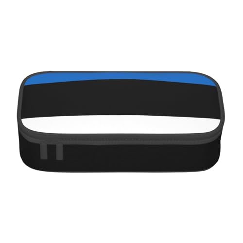 HVTTIOR Federmäppchen mit Estland-Motiv, großes Fassungsvermögen, 21,6 x 5,1 x 9,4 cm, funktionale Tasche für Damen von HVTTIOR