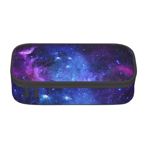 HVTTIOR Universum Galaxy Star Space Print Essential Große Kapazität Federmäppchen 8,3 x 2 x 3,7 Zoll Funktionstasche für Frauen von HVTTIOR