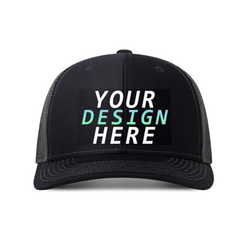 HWFOI Basecap personalisiert Kappe personalisierte für Männer & Frauen |mit Foto/Logo/Text | Verstellbare Schirmmütze selbst gestalten | Mesh Cap Baseball Caps Herren Damen,Cap personalisiert Herren von HWFOI