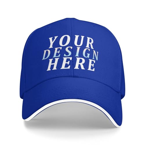 HWFOI personalisiert Cap personalisierte Basecap personalisierte Baseballkappe mütze selber gestalten mit Foto/Logo/Text Cap selbst gestalten Trucker-Caps für Männer & Frauen in großen Mengen von HWFOI