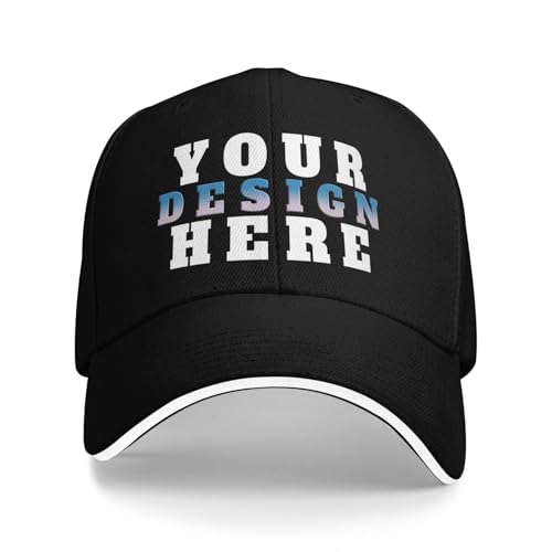 HWFOI personalisiert Cap personalisierte Basecap personalisierte Baseballkappe mütze selber gestalten mit Foto/Logo/Text Cap selbst gestalten Trucker-Caps für Männer & Frauen in großen Mengen von HWFOI