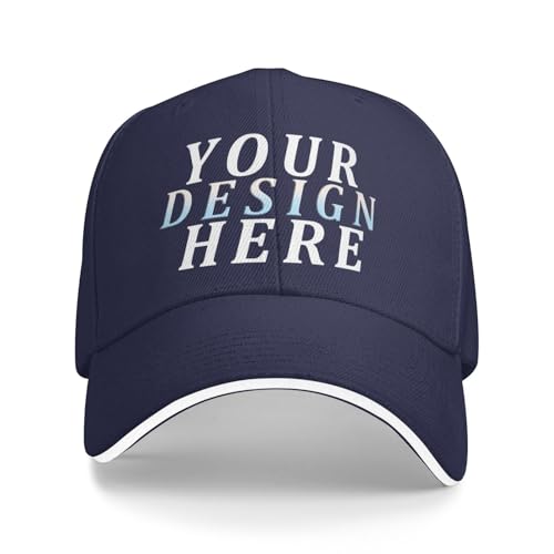 HWFOI personalisiert Cap personalisierte Basecap personalisierte Baseballkappe mütze selber gestalten mit Foto/Logo/Text Cap selbst gestalten Trucker-Caps für Männer & Frauen in großen Mengen von HWFOI