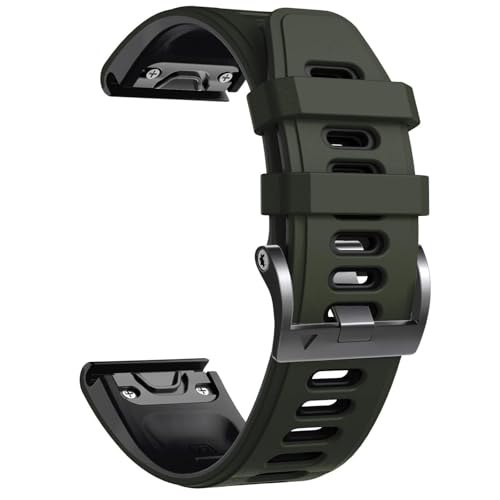 HGNOF Ersatzarmband für Fenix 8 / Fenix 7 / Fenix 5 Armband, 22 mm, Silikon, Ersatz für Fenix 6 Pro/Fenix 5 Plus/Fenix 7 Pro, Einheitsgröße, Achat HGNOF Ersatzarmband für Fenix 8 / Fenix 7 / Fenix 5 Armband, 22 mm, Silikon, Ersatz für Fenix 6 Pro/Fenix 5 Plus/Fenix 7 Pro, Einheitsgröße, Achat von HWGO