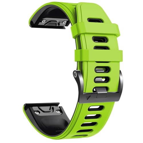 HGNOF Ersatzarmband für Fenix 8 / Fenix 7 / Fenix 5 Armband, 22 mm, Silikon, Ersatz für Fenix 6 Pro/Fenix 5 Plus/Fenix 7 Pro, Einheitsgröße, Achat von HWGO