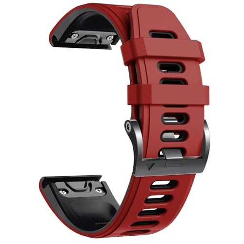 HGNOF Ersatzarmband für Fenix 8 / Fenix 7 / Fenix 5 Armband, 22 mm, Silikon, Ersatz für Fenix 6 Pro/Fenix 5 Plus/Fenix 7 Pro, Einheitsgröße, Achat HGNOF Ersatzarmband für Fenix 8 / Fenix 7 / Fenix 5 Armband, 22 mm, Silikon, Ersatz für Fenix 6 Pro/Fenix 5 Plus/Fenix 7 Pro, Einheitsgröße, Achat von HWGO