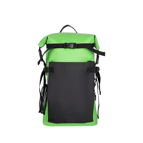 HWJFDC Dry Ferm Bag 30L Wasserdichter Dry Bag Rucksack for Camping Driften Wandern Schwimmen Rafting Kajakfahren Fluss Trekking Outdoor Schwimmende Taschen(Green) von HWJFDC