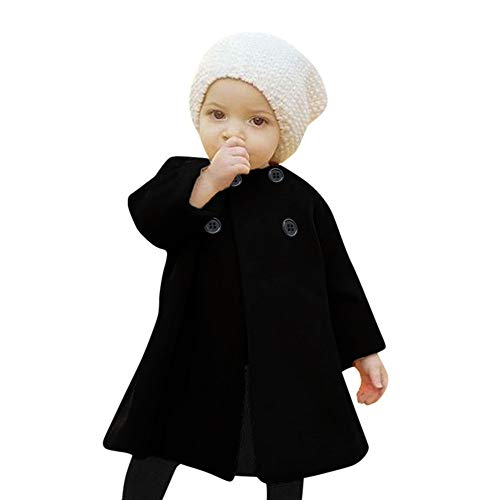 HWTOP Kinderkleidung Baby Mädchen Jungen Blaue Strickjacke Baby Mädchen Jungen Lang Trenchcoat Jeans Mädchen Jungen Lange Wolljacke Baby Mädchen Jungen Trenchcoat Wasserdicht Baby Mädchen Jungen von HWTOP Kinderkleidung