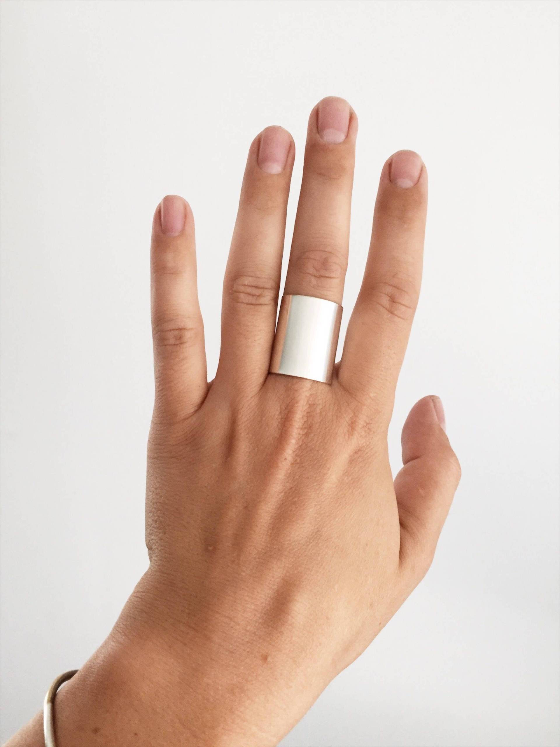 Schild Extra - Breites Band Gemischte Breite Ring in Silber, Gold Filled Oder Roségold Filled Schild Extra - Breites Band Gemischte Breite Ring in Silber, Gold Filled Oder Roségold Filled von HWorks
